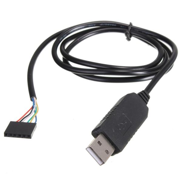 6Pin FTDI FT232RL USB till seriell adaptermodul USB till TTL RS232 kabel