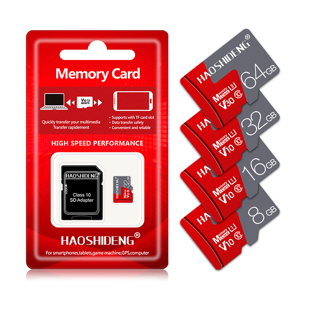 

Microdrive Class 10 TF Card Memory Card 16GB/32GB/64GB/128GB/256GB TF Flash Card Smart Card with SD Adapter