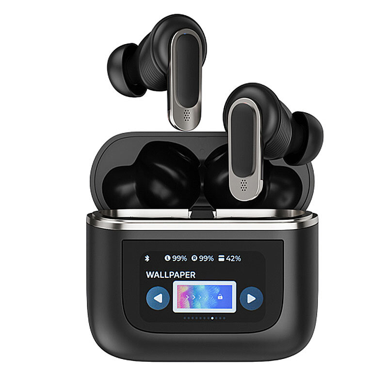 

M-V8 TWS bluetooth 5.3 Earphone LED Touch Screen ANC Noise Cancelling 360° Surround Stereo 32H Battery Life In-ear Sport