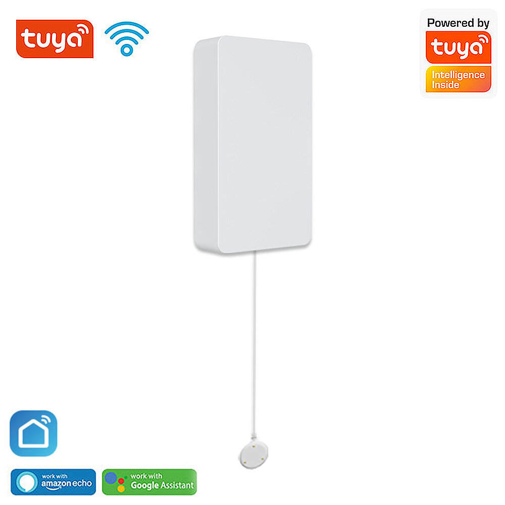 Tuya Smart WiFi Water Flood Sensor 2.4GHz Smart Home Wireless APP Remote Control Alarm Push Notification Water Leakage O