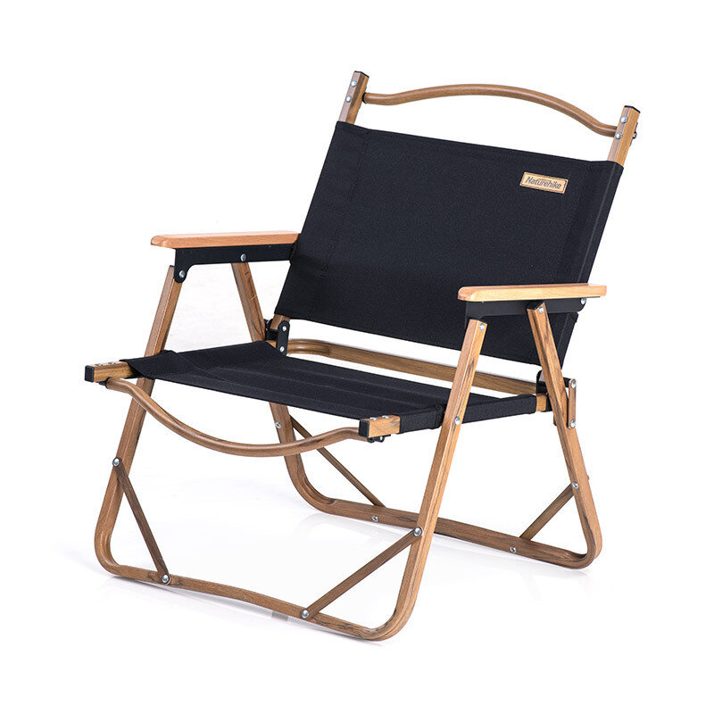 Składany krzesło Naturehike 600D Oxford, przenośne ultra lekkie krzesło wędkarskie BBQ, maksymalne obciążenie 120 kg na kemping i podróże.