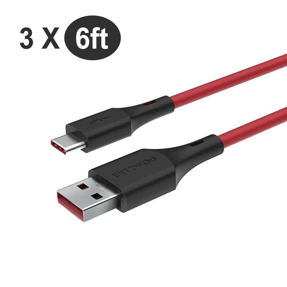 best price,3x,blitzwolf,bw,tc19,5a,qc3.0,type,c,1.8m,cable,eu,coupon,price,discount