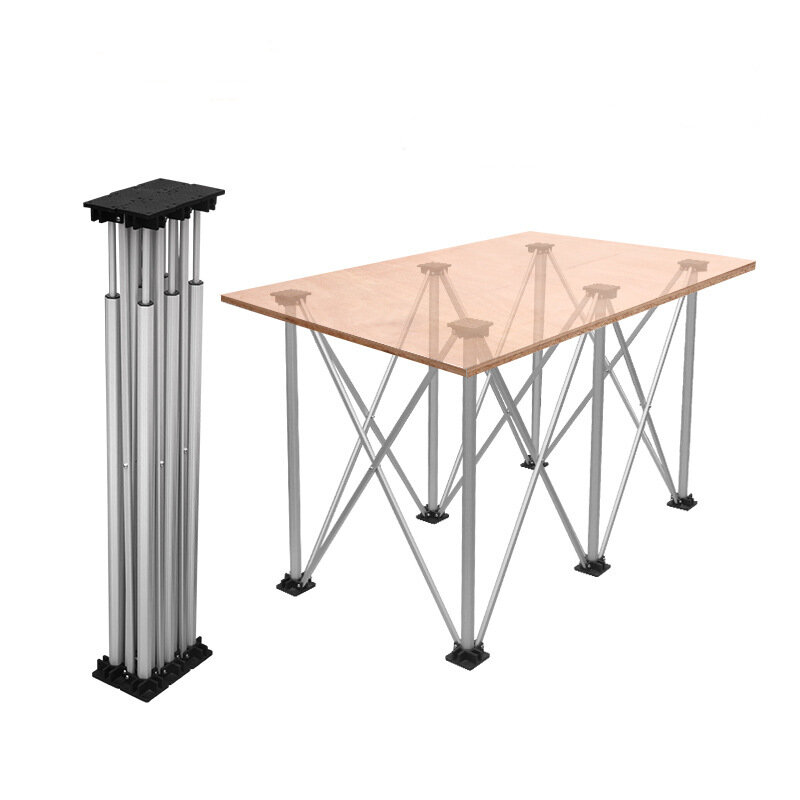 Στα 141.03 € από αποθήκη Κίνας | Wnew Strut Work Table Aluminium Alloy Portable Work Sawhorse Support Quick Telescopic Workbench Woodworking Tool