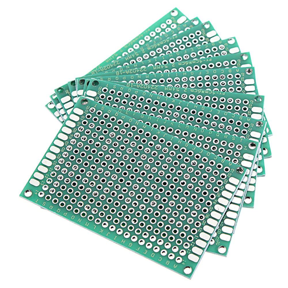 

Geekcreit® 30pcs 40x60mm FR-4 2.54mm Double Side Prototype PCB Board Printed Circuit Board