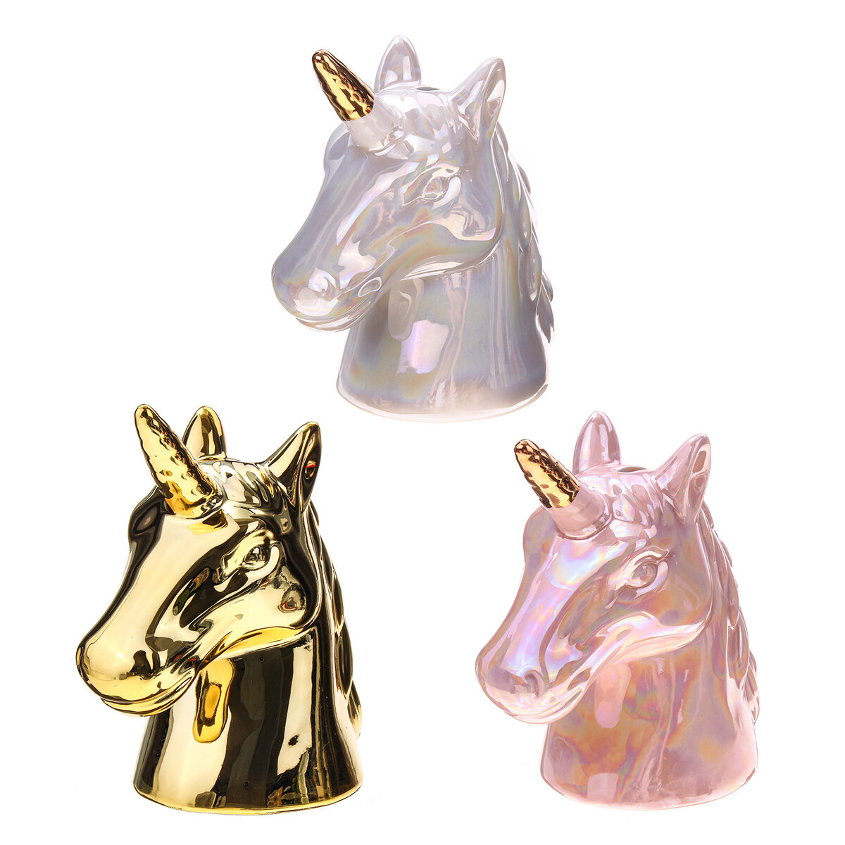 Ceramics Unicorn Ornaments Magic Unicorn Novelty Money Box Household Office Desktop Decoration Multi