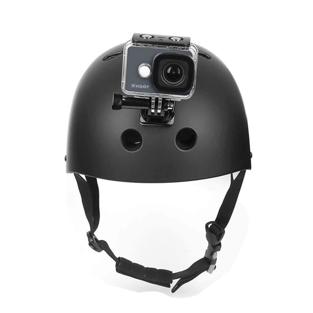 3本のクイックリリース三脚ベースのヘルメットの胸ストラップバックルマウントアクションスポーツカメラのネジ付き