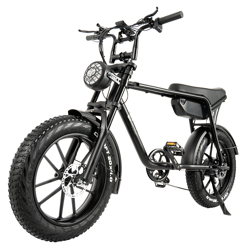 [EU DIRECT] CMACEWHEEL K20 15Ah 750W 20*4.0 Fat Tire Electric Bike 60-85km Mileage Range E Bike for Mountain Snowfield Road