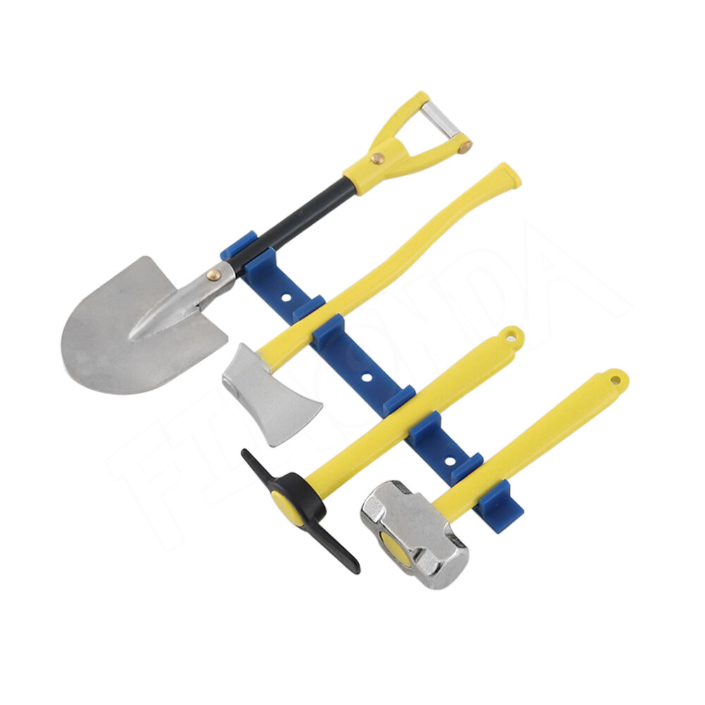1/10 Metal Shovel Hammer Hakbijl voor TRX4 SCX10 D90 RC automodellen