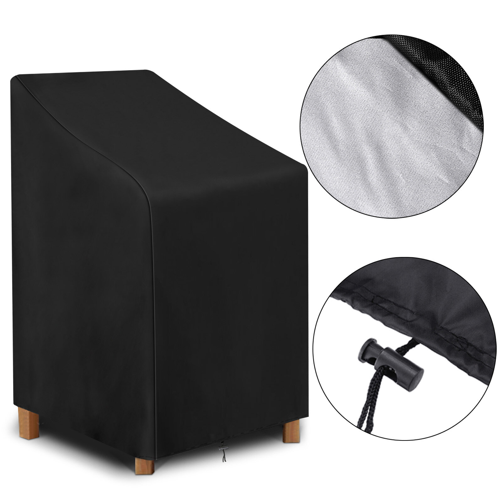 best price,waterproof,stacking,chair,cover,64x64x120/70cm,discount