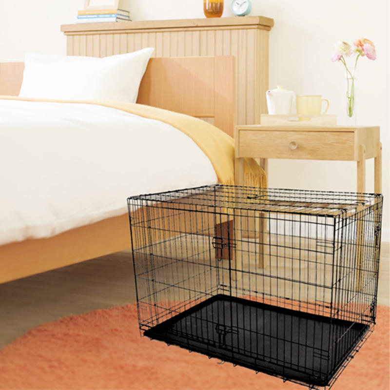 

High Quality Cheap Wholesale Dog House Pet Door Dog Kennels Cage 42" Dog Crate