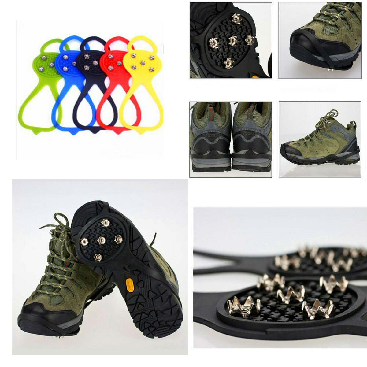 Antislip antislip schoenen Cover Spikes Crampons Grip Ice Snow Footwear