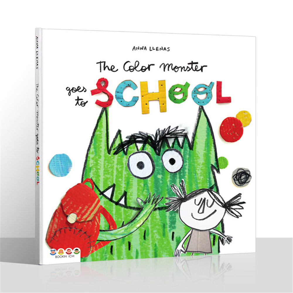 

Child English Picture Book Parent-child Emotional Management Story Book Go To School Extracurricular Drawing Read Story