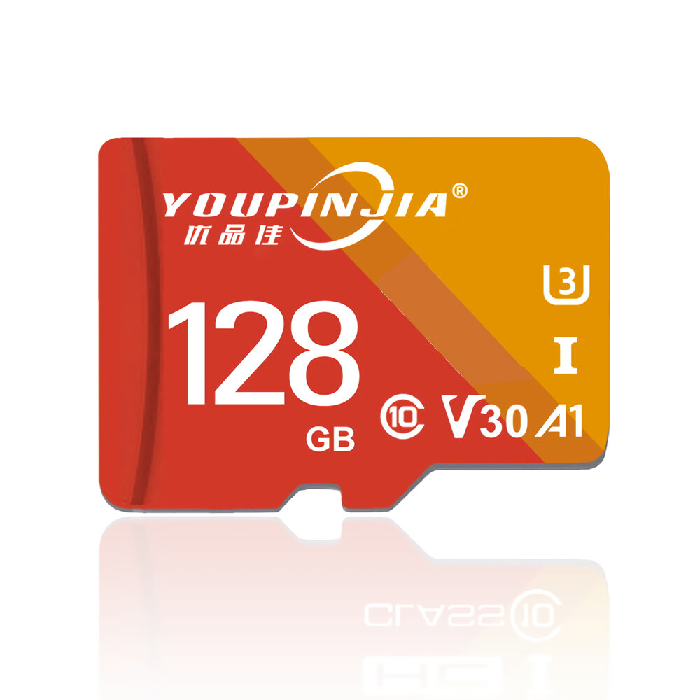 YOUPINJIA 64GB / 128GB / 256GB TF-geheugenkaart High Speed Data Storage Card MP4 MP3-kaart voor rijd