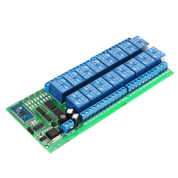 DC 12V 16 Channel Bluetooth Relay Board Wireless Remote Control Switch for Android Phone with Bluetooth functions. 