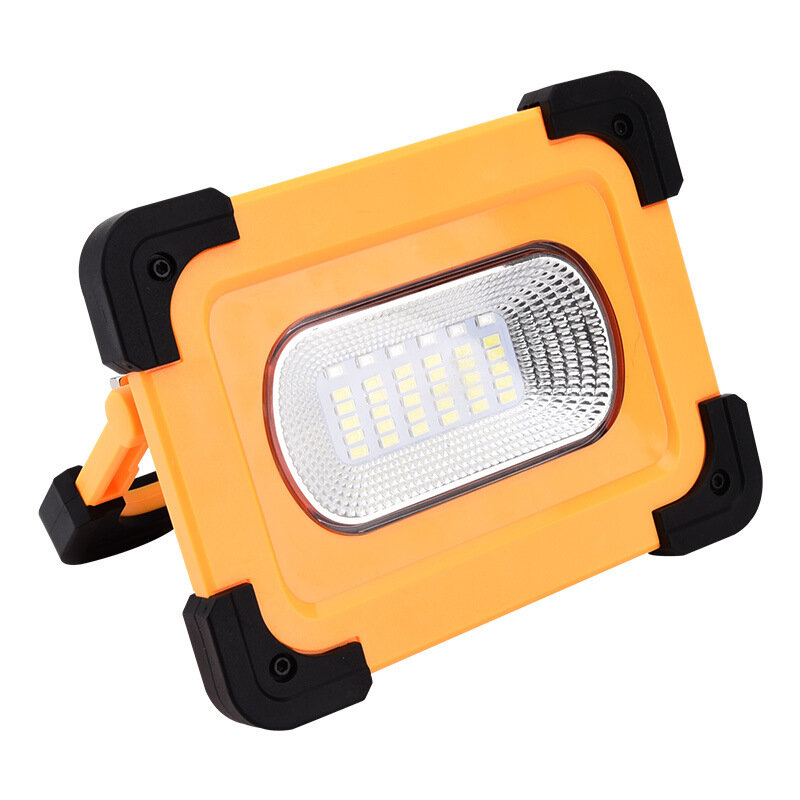 Bikight® COB/LED USB Güneş Şarjlı Kamp Lambası Su Geçirmez 4 Modlar 180° Kolu Ayarlanabilir Spot Işık Arama Lambası Acil Fener