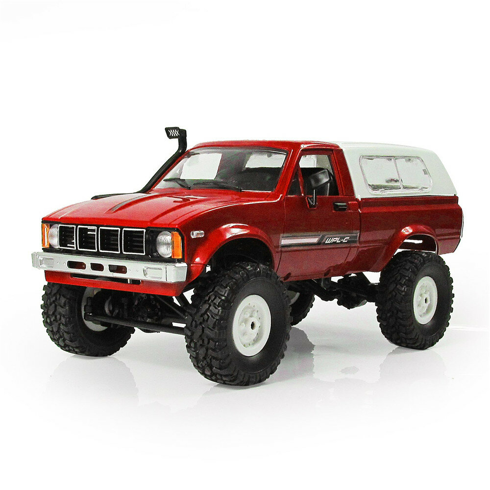 WPL C24 1/16 RTR 4WD 2.4G Militaire Truck Crawler Off Road RC Auto 2CH Speelgoed