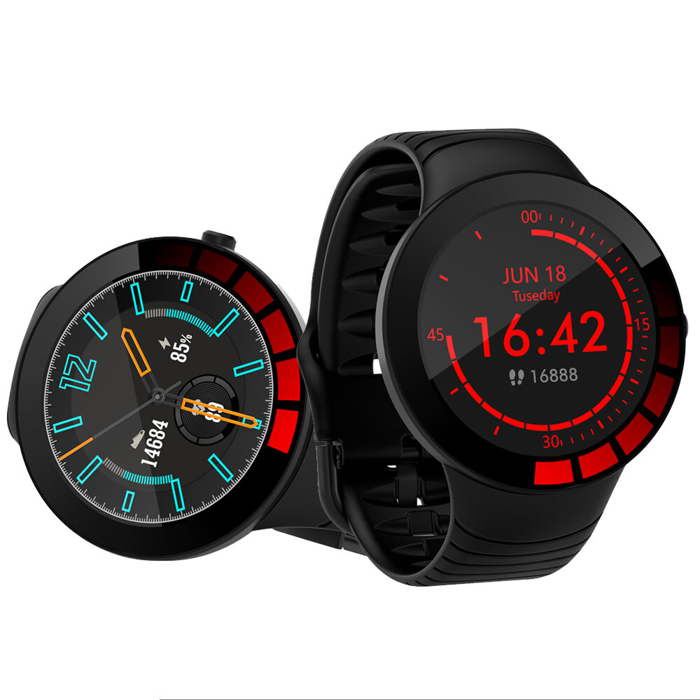 

Bakeey E3 Full-round Touch Screen Heart Rate Blood Pressure SpO2 Monitor Weather Display Smart Watch