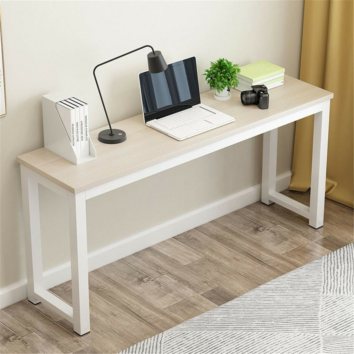 Computer Laptop Desk With Storage Stand Study Workstaion Table For Home & Office 