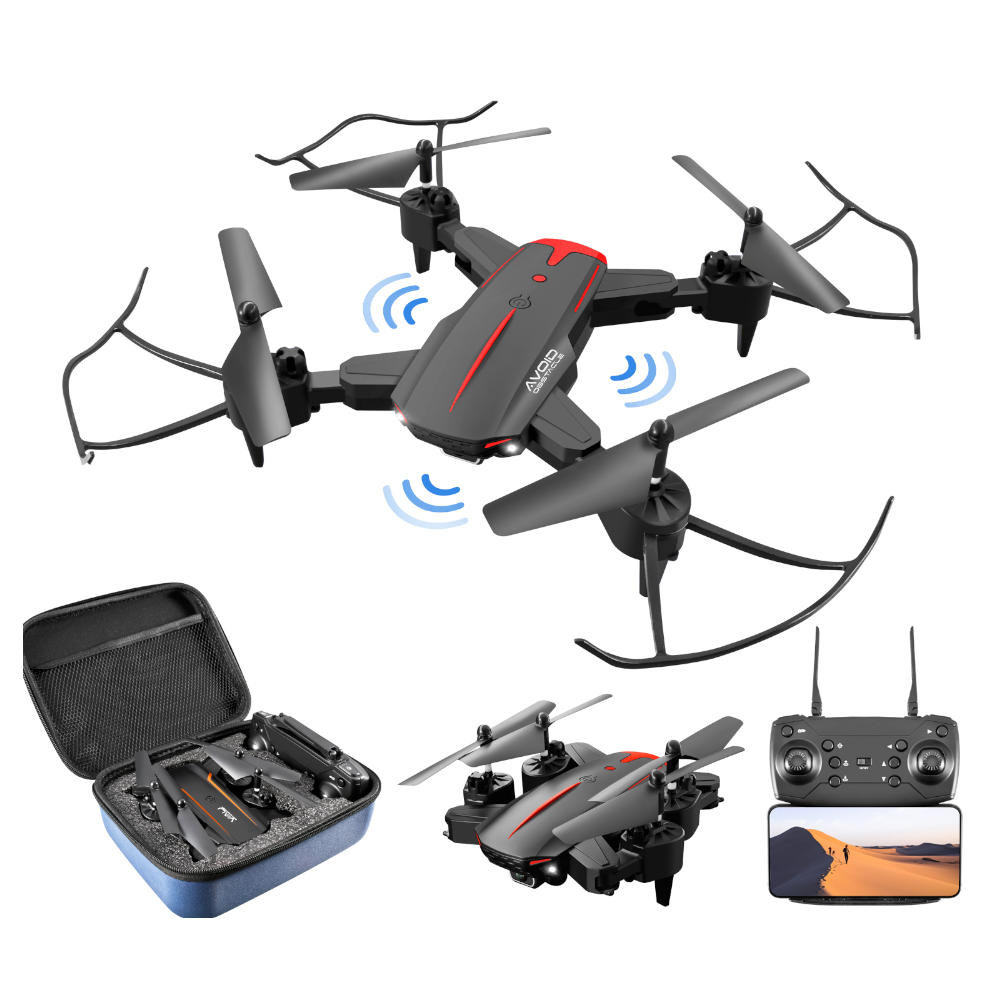 KY605 Mini Drone with 4K Dual Camera Obstacle Avoidance Optical Flow Positioning Foldable RC Quadcop