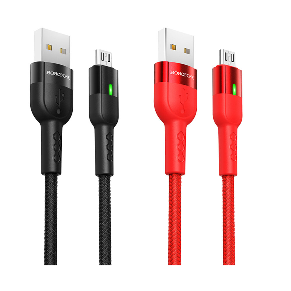 

HOCO BU17 2.4A Type C Micro USB Fast Charging Data Cable For Huawei P30 Pro Mate 30 Mi10 K30 S20 5G