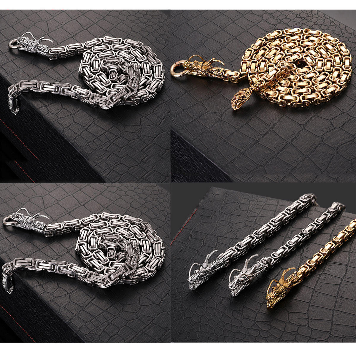 6 Type Titanium Steel Keel Self-protecion Arms Necklace Tactical Whip Waist Chain