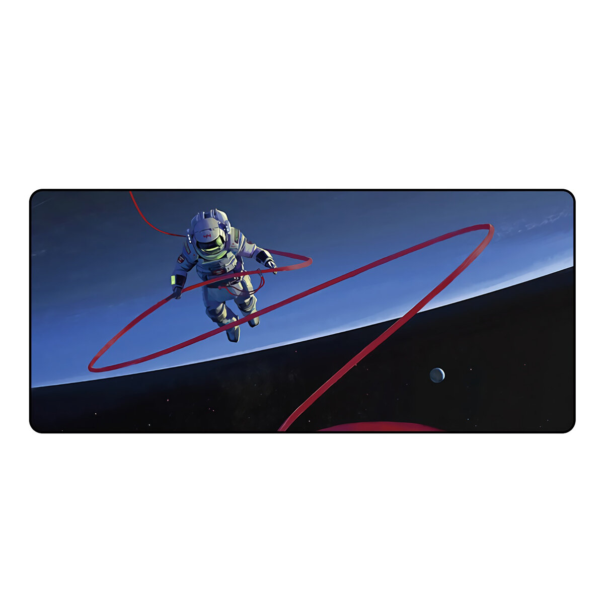 

FBB Astronaut Extra Large Mouse Pad Patterns Anti-slip Rubber Gaming Keyboard Pad 900*400*4mm Desktop Table Protective M
