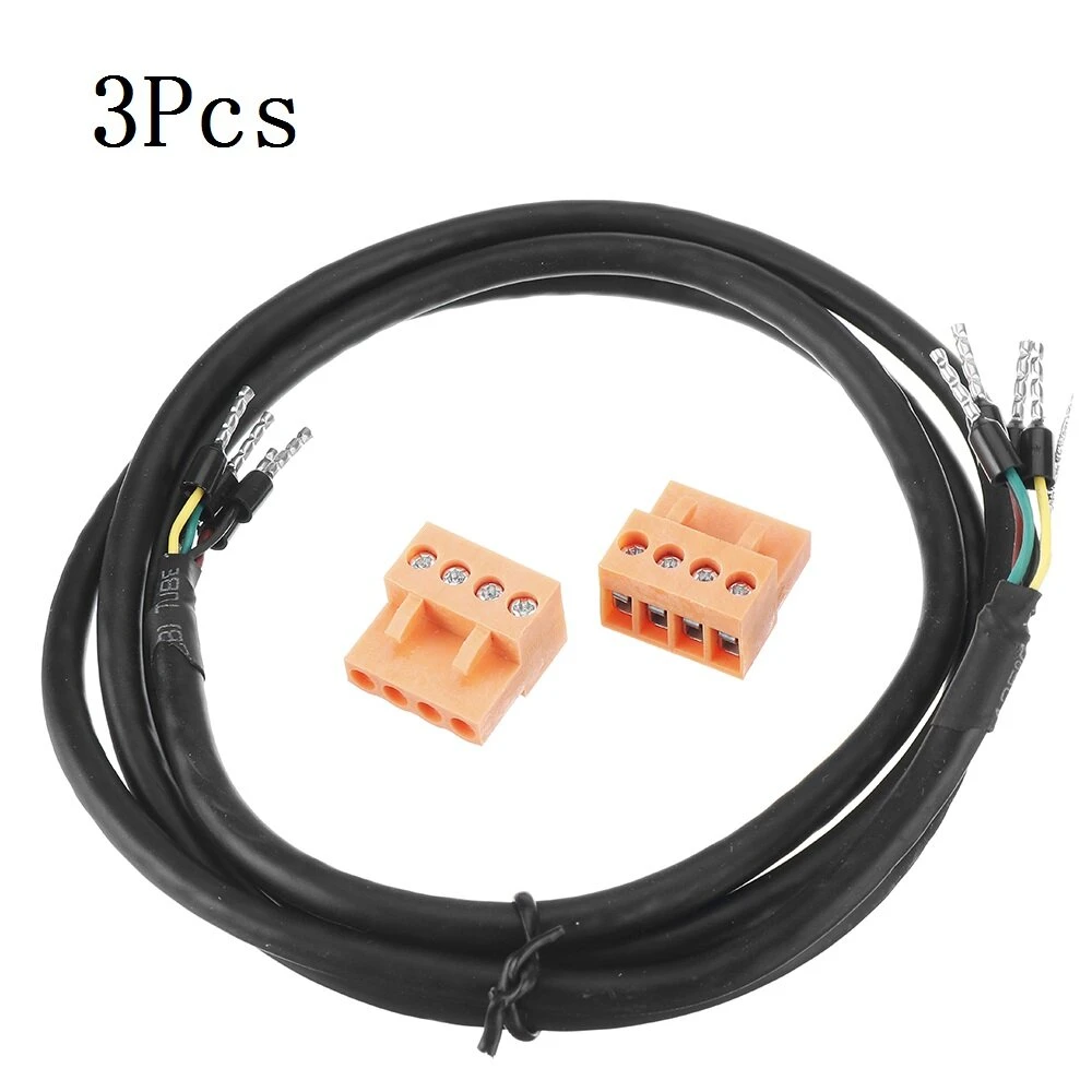 3pcs m5stack 24awg 4-core twisted pair shielded cable rs485 rs232 can data communication line 1m
