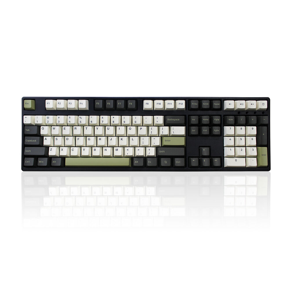 

160 клавиш Olive Keycap Set Cherry Profile PBT Двухцветные литые колпачки для клавиатур Механический