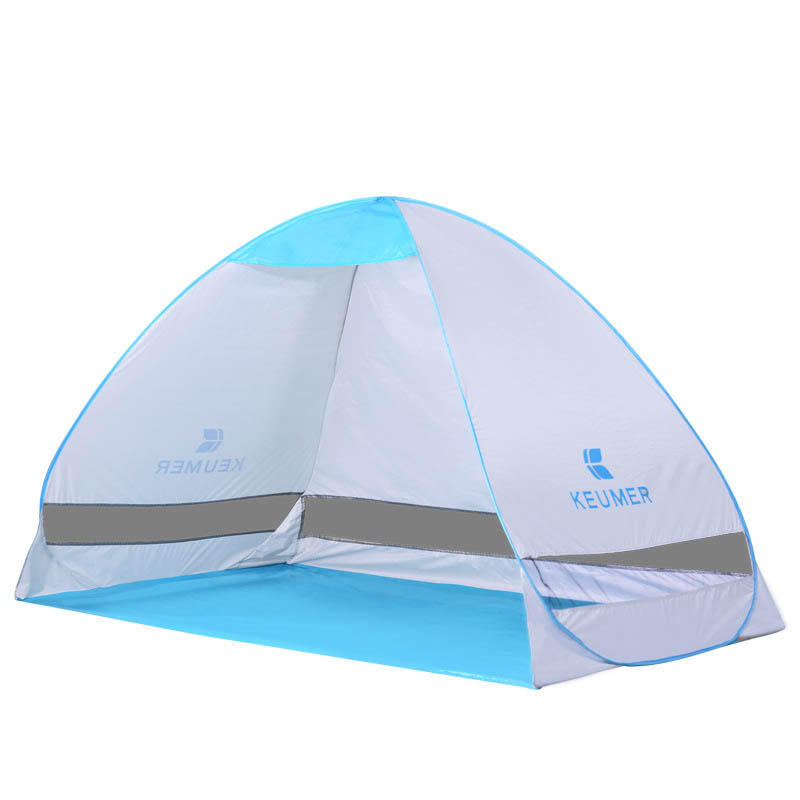 Exterior Duplo 2 Pessoas Tenda de acampamento Automático Quick Open Single Layer Praia UV Sunshade
