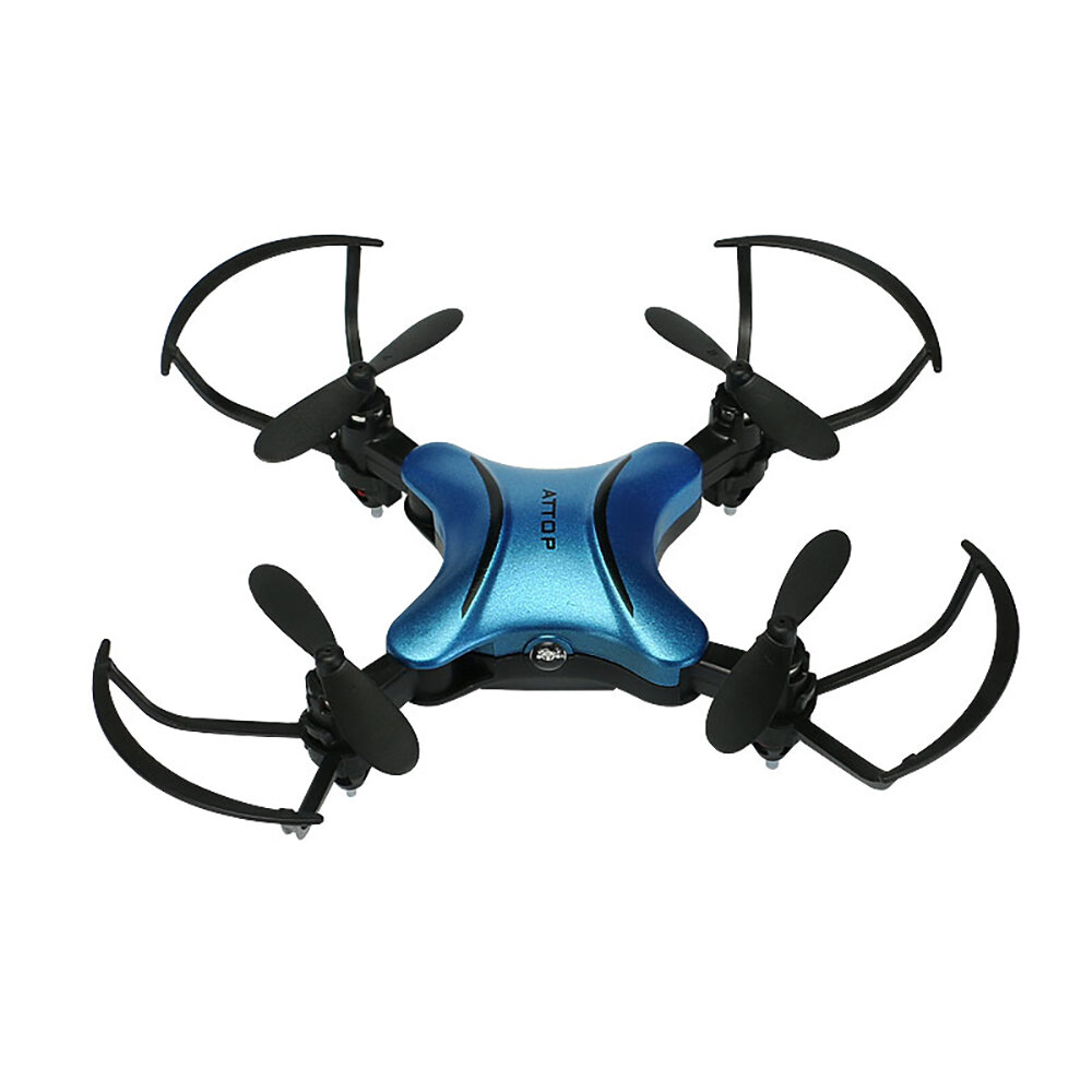 

ATTOP XT-6 Mini 2.4G 4CH 6 Axis 3D Flips Altitude Hold Mode One Key Return Headless Mode Foldable RC Quadcopter RTF