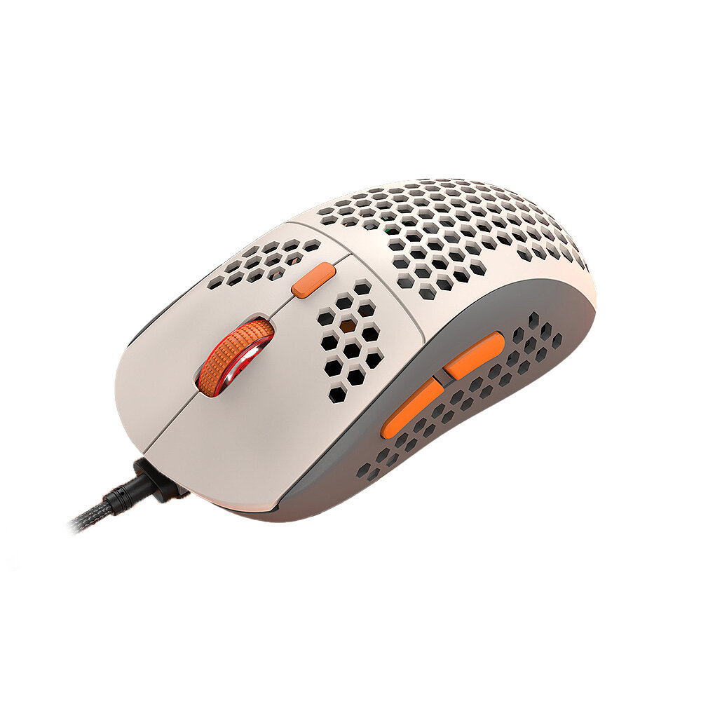 

M8 Wired Gaming Mouse 800-6400DPI Adjustable Ergonomics Mice with RGB Backlit Gaming Engine Macro Programming 7 Keys Gam