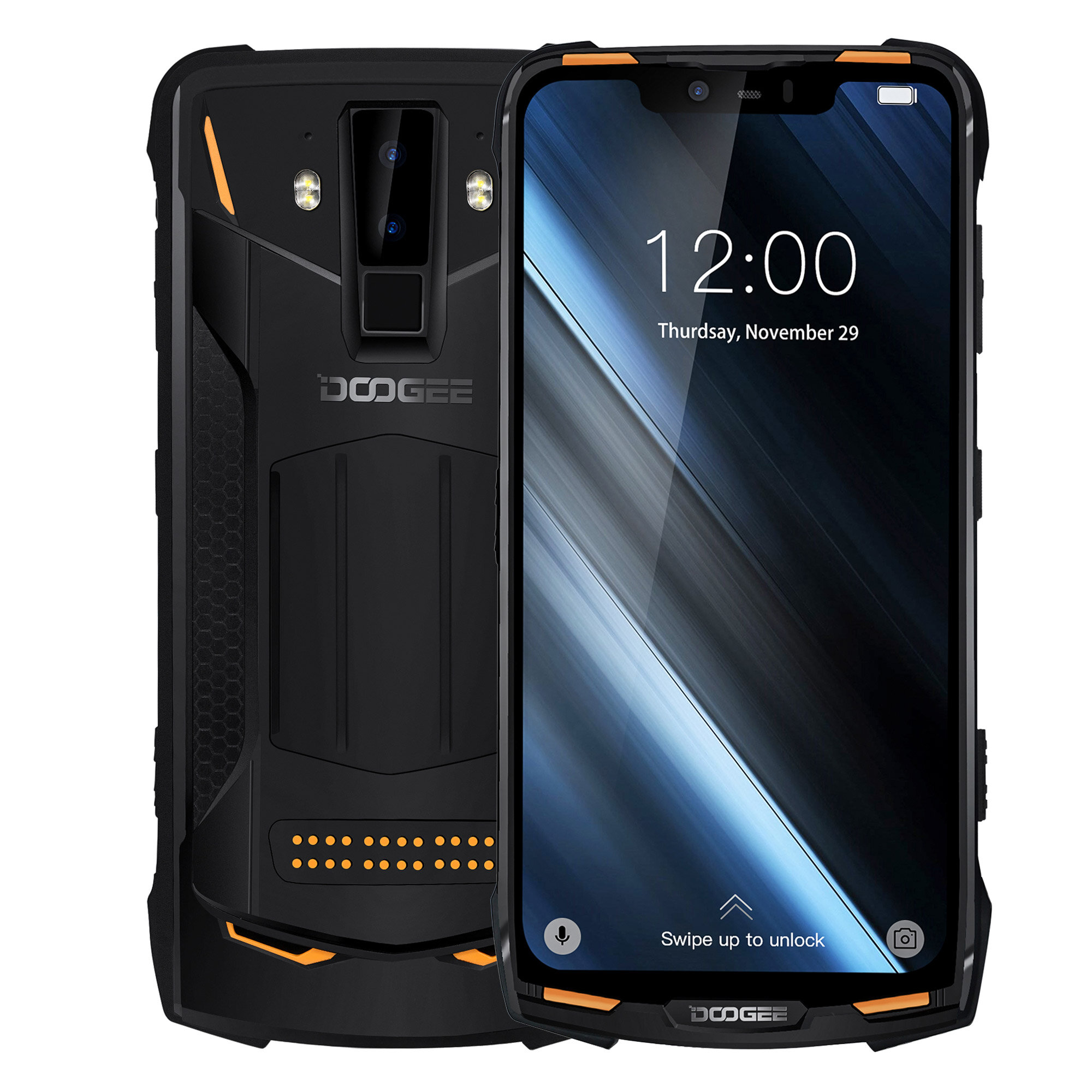 DOOGEE S90 Power Bundle 6.18 Inch FHD+ IP68 NFC 5050mAh 6GB RAM 128GB ROM Helio P60 Octa Core 2.0GHz 4G Smartphone