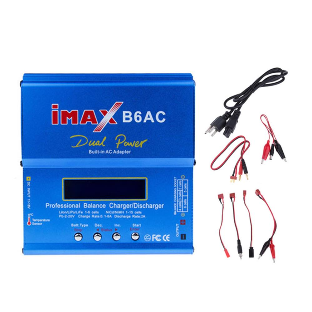 iMax B6AC V3 80W 6A NiMH NiCd LiHV PB Li-ionLiPoバッテリー用スマートデジタルバランス充電器