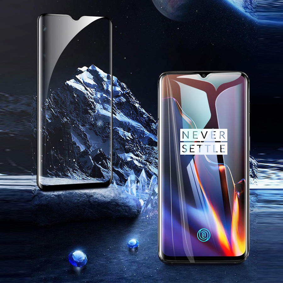 Bakeey 5D Full Coverage Full Glue Anti-explosion Tempered Glass Screen Protector for OnePlus 7 / One