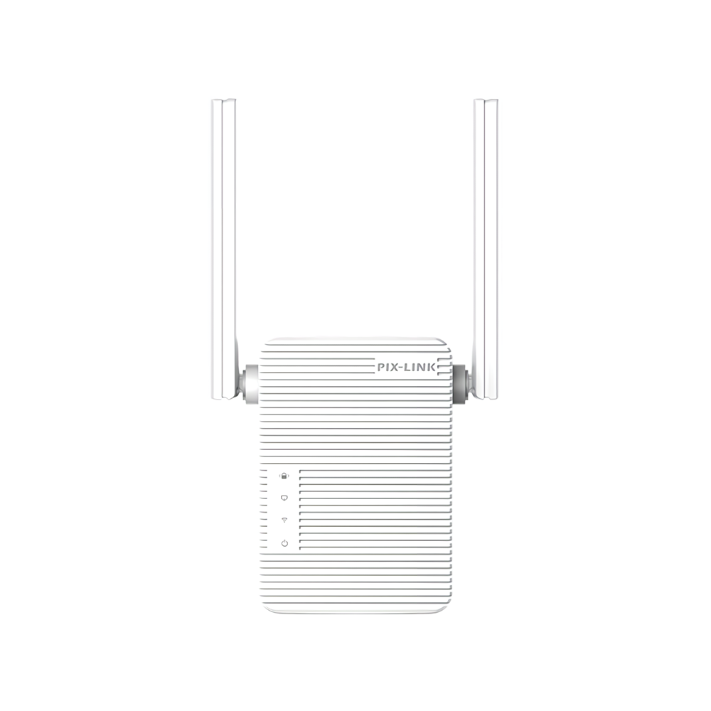 PIXLINK 300M Draadloze Wifi Repeater 2.4G AP Router Signaal Booster Extender Dual Antenne Versterker