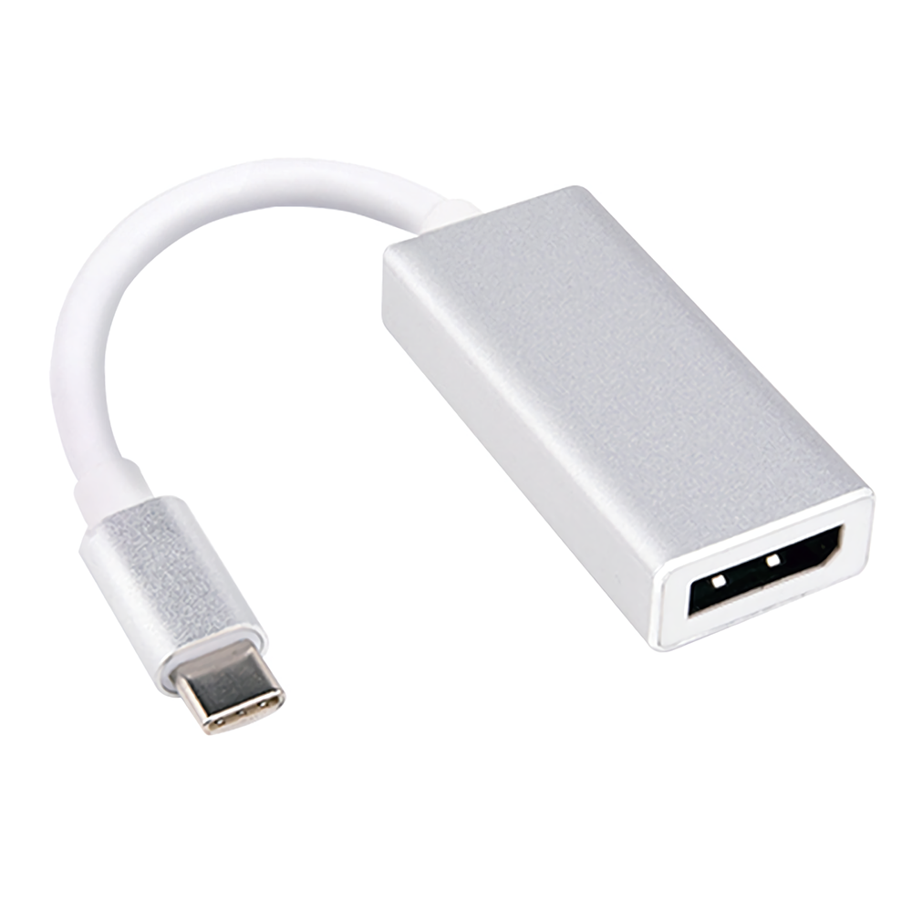 

HAOWEI Type-c USB 3.1 to DP Adapter Converter Aluminium Alloy 4K*2K USBC to DP HD Cable Splitter HW-TC04