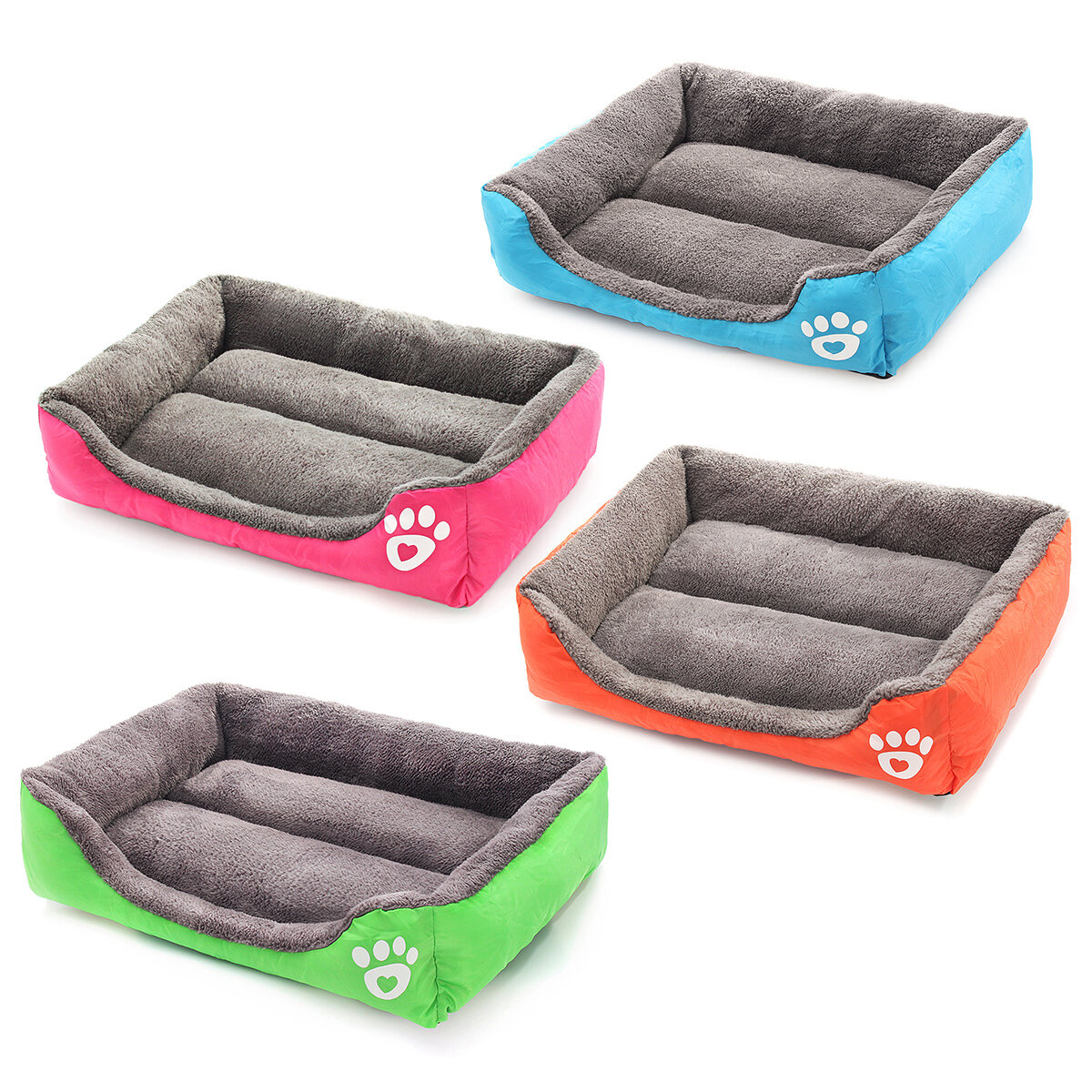 Large Pet Bed Cushion Fabric Pet Bed with Anti-biting Prevent Scratching Wear-resisting Design for C