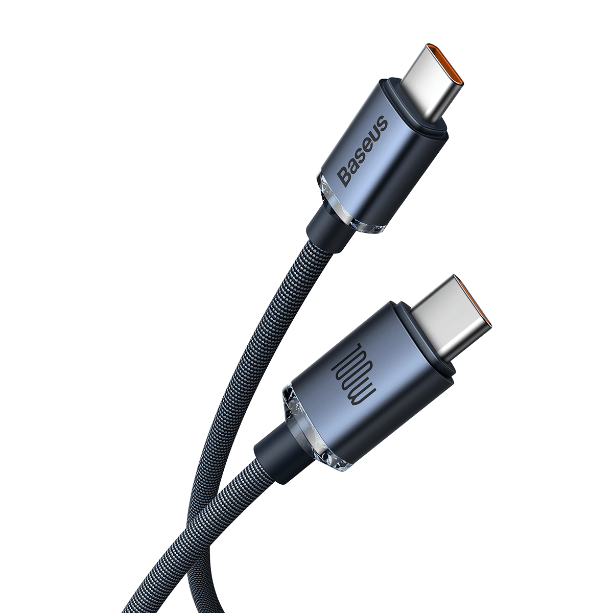 Baseus 100W USB-C To USB-C Cable Fast Charging Data Transmission Cord Line 1.2m/2m Long For DOOGEE S88 Pro For OnePlus 9
