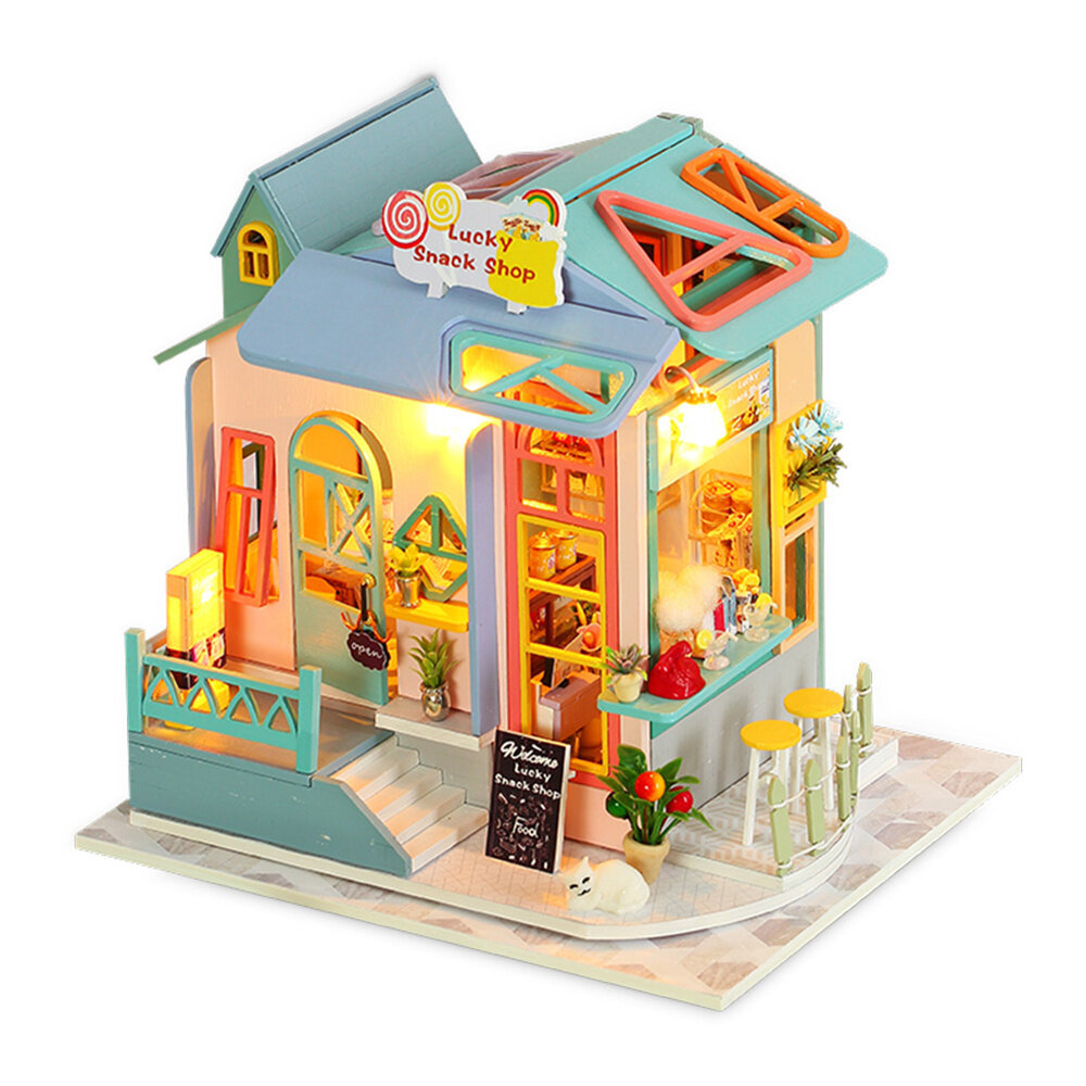 

Iie Create K-061/K-062 Hand-assembled Doll House Model Toys for Girlfriends and Children Decoration With Furniture and D