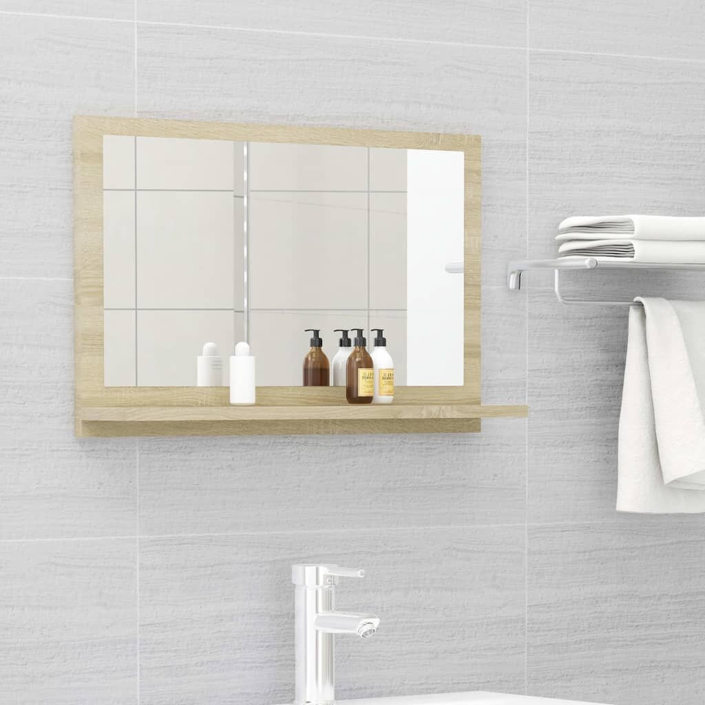 Bathroom Mirror Sonoma Oak 23.6