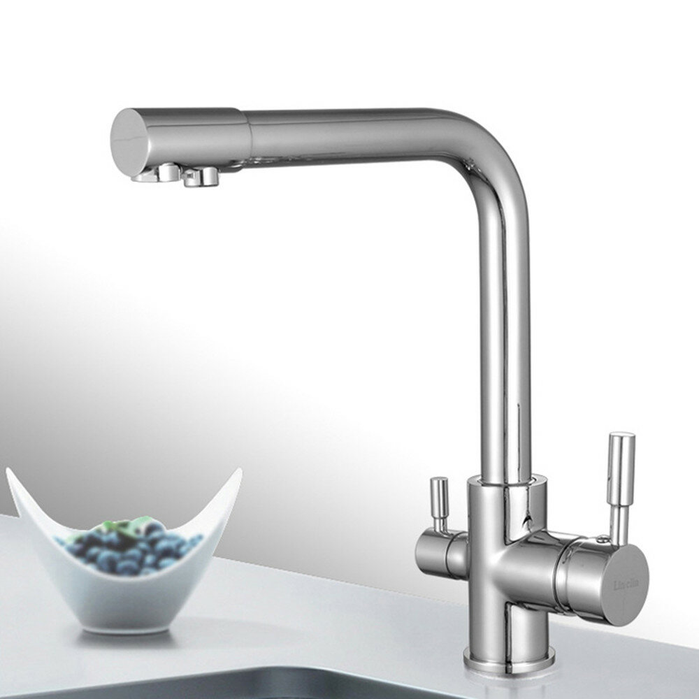 

Brass Kitchen Bathroom Hot Cold Faucet Tap Chrom Fashion Design Water Saving Mixer Tap.