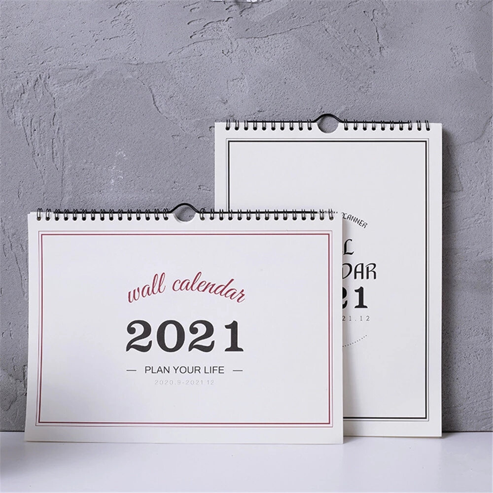 تقويم جداري 2021 أسبوعيًا أجندة منظم جدول أعمال المكتب المنزلي زخرفة سطح المكتب للجدول اليومي سجل