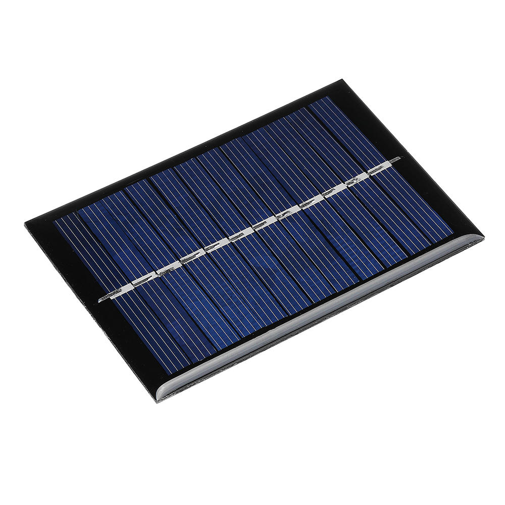 

5pcs 0.6W 6V 90*60*3mm Mini Photovoltaic Epoxy Solar Panel DIY Part