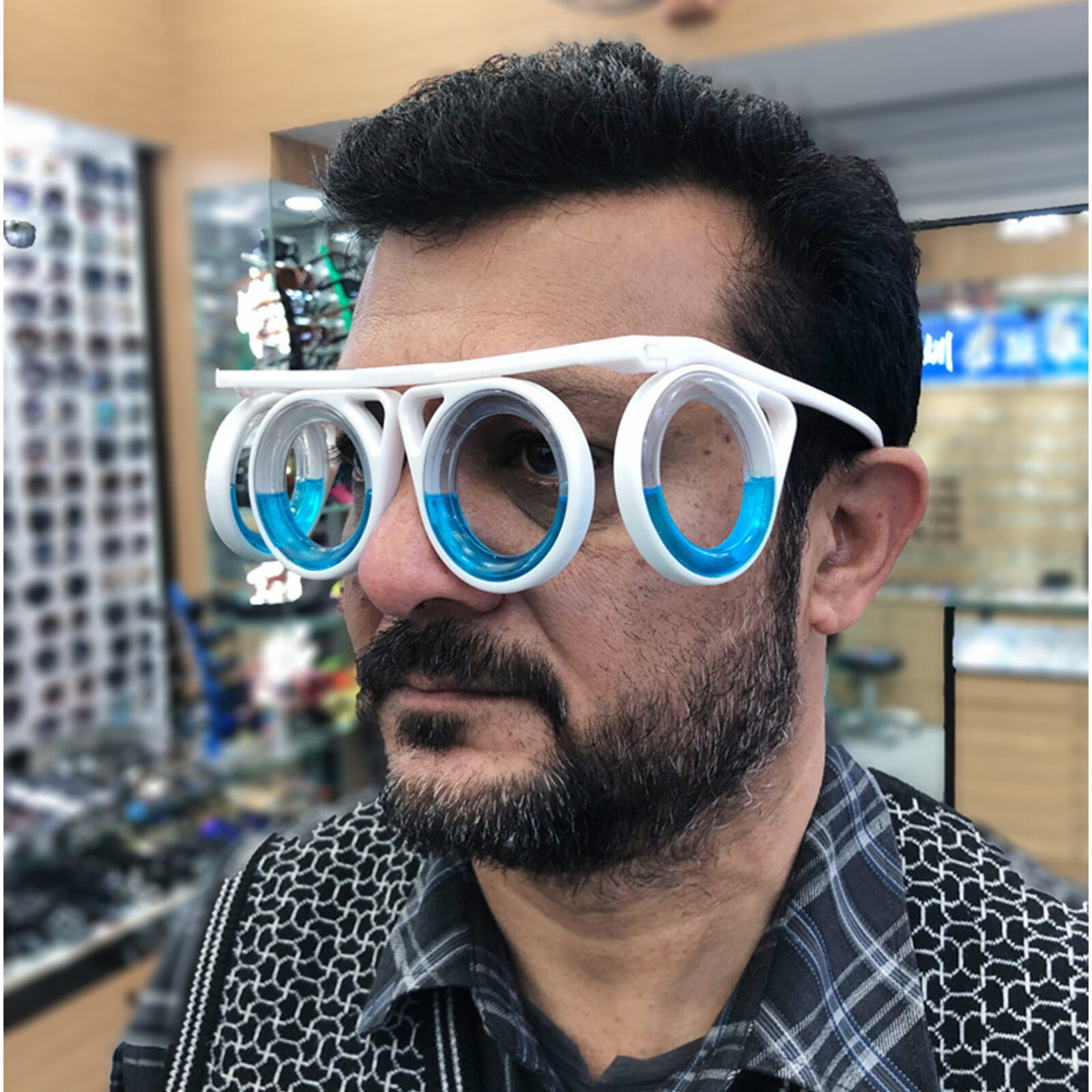 Men Technology Anti-Motion Sickness Anti-Seasickness Lensless Portable Foldable Glasses Goggles
