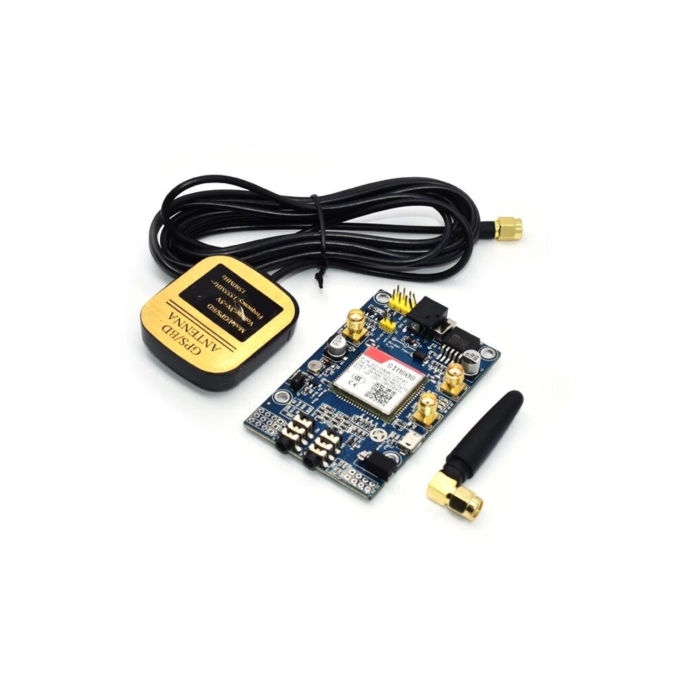 

SIM808 Module GSM GPRS GPS Development Board IPX SMA with GPS Antenna for Arduin0 Raspberry Pi Support 2G 3G 4G SIM Card