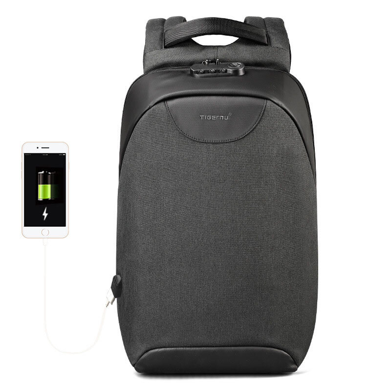 

Tigernu T-B3611 USB зарядка рюкзак 15,6-дюймовый ноутбук Сумка Водонепроницаемы плечо Сумка для Кемпинг путешествия
