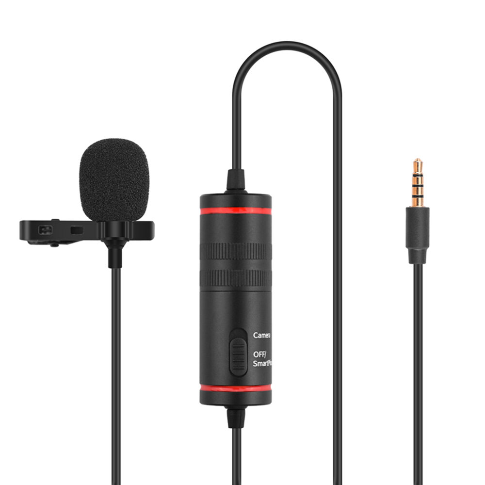 8 m Lavalier-microfoon voor SLR-camera / recorder / mobiele telefoon / DJI Osmo actiesportcamera