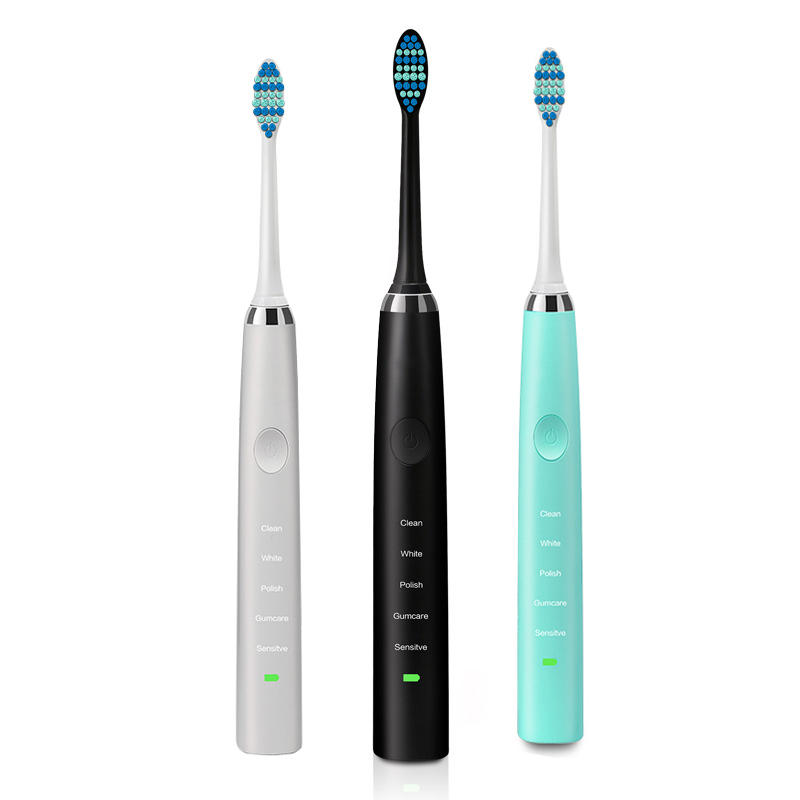 

PA-189 Rechargeable Ultrasonic Vibration 5 Clean Modes Toothbrush Electric Toothbrush Dental