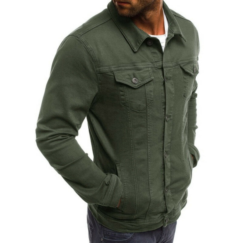 mens fashion multi pockets casual cargo jacket at Banggood