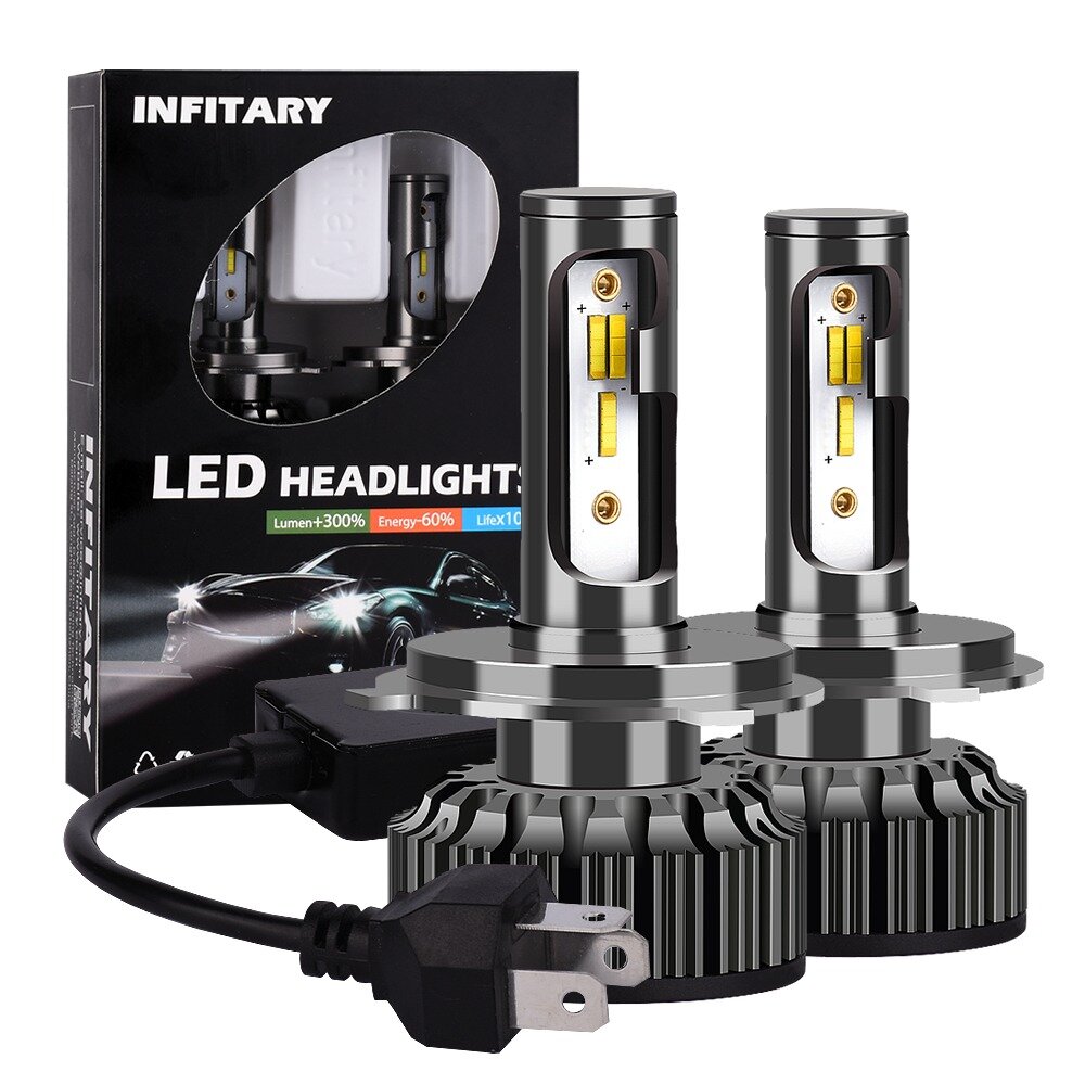 

Infitary 3300LM Car Headlight Bulbs H4 H7 LED3 Color Change Auto Fog Lamps